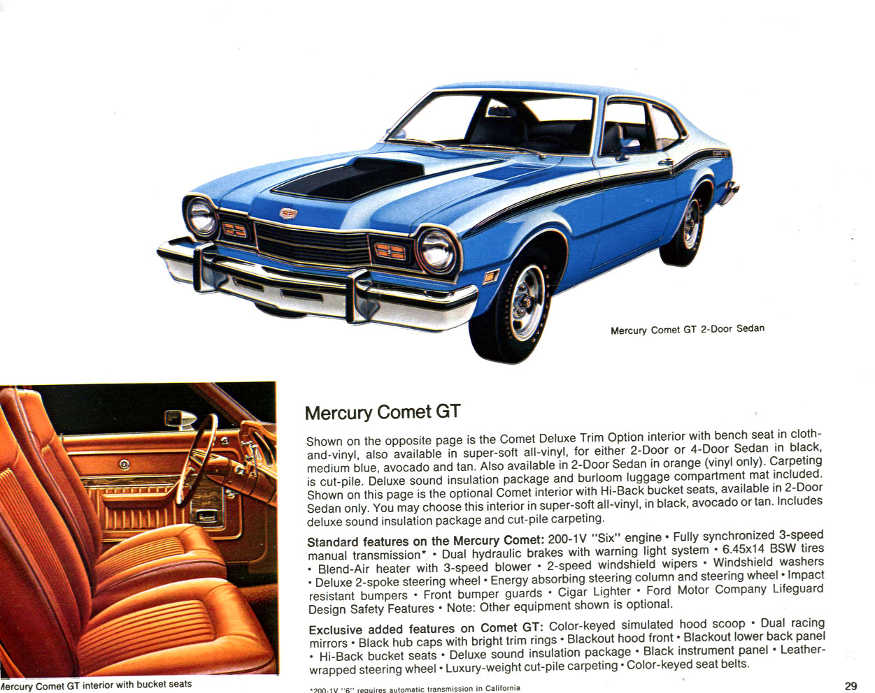 1974 Mercury Lincoln Brochure Page 1